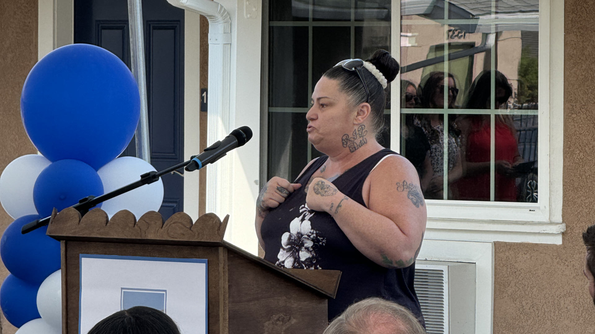 CVLIHC client sharing her testimony